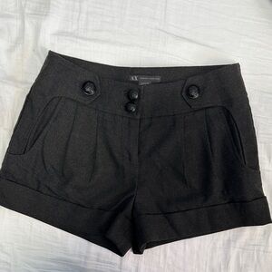 Armani Exchange Women's dark gray Shorts NEW size 2